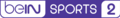 Logo actuel de beIN Sports 2 depuis le 1er janvier 2016.