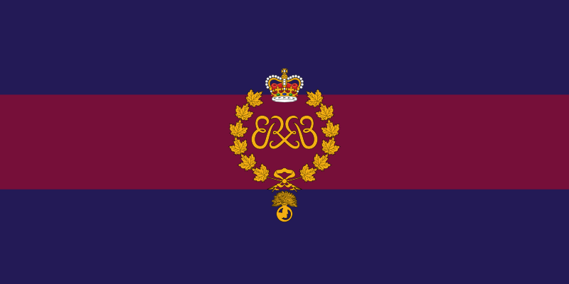 Fichier:The Canadian Grenadier Guards camp flag.svg