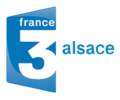 Ancienne évolution du logo de France 3 Alsace (version écran).