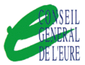 Logo du conseil général de l'Eure de  à 2001