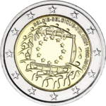 BE 2 € 2015 30 jaar Europese Vlag.png