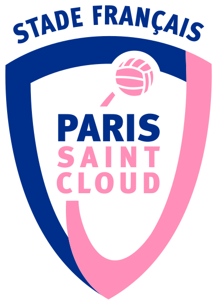 Fichier:Logo Stade Français Paris Saint Cloud Volley.svg