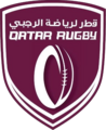 Logo « rugby » de la Qatar Sports Committee for Rugby and Hockey.