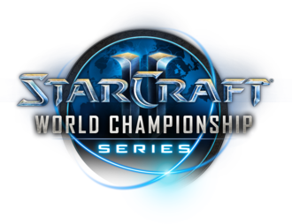 Le logo des StarCraft 2 World Championship Series est composé du globe terrestre surmonté du logo de StarCraft 2. Sous le logo du jeu est inscrit « World Championship Series ».