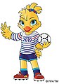 Ettie, fille de Footix, mascotte officielle de la Coupe du monde 2019