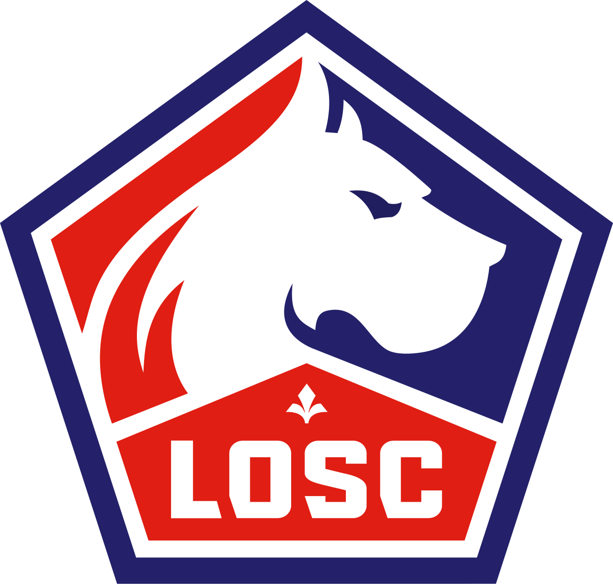 Logo du club de foot de Lille