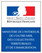 Logo du Ministère de l'Intérieur, de l'Outre-mer, des Collectivités territoriales et de l'Immigration de 2010 à 2012