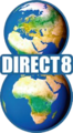 Premier logo de Direct 8 du 1er janvier 2005 au 31 décembre 2006.