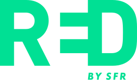 CZERWONY przez logo SFR