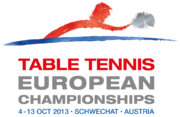 Description de l'image Championnats d'Europe de tennis de table 2013 logo.png.