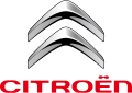 Premier version du troisième logo de Citroën de 2009 à Noel 2015.