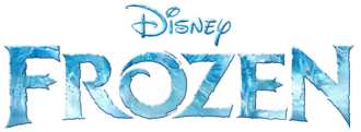 "Frozen" in Buchstaben aus Eis geschrieben.