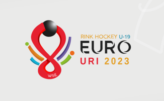 Description de l'image WSE Euro U19 Rink Hockey Uri2023 logo.png.