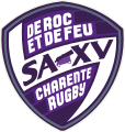 Logo du SA XV Charente rugby depuis 2017.