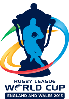 Logo de la Coupe du monde de rugby à XIII 2013.svg