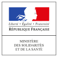 Logo du ministère des Solidarités et de la Santé de mai 2017 à février 2020.