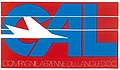 Logotype de la Compagnie aérienne du Languedoc CAL en octobre 1985.