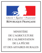 Logo du ministère de l'Agriculture, de l'Alimentation, de la Pêche et des Affaires rurales de 2002 à 2004