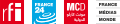 Logo de France Médias Monde de avril 2016 à octobre 2021.