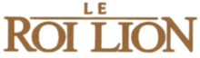 Description de l'image Le Roi lion Logo.png.