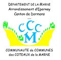 Brasão da Comunidade de Comunas Coteaux de la Marne