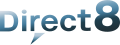 Ancien logo de Direct 8 du 1er septembre 2008 au 31 août 2009.