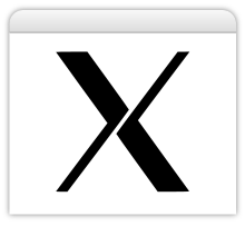 Descrição da imagem Logotipo da Apple X11.svg.