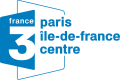 Ancien logo de France 3 Paris Île-de-France Centre du 7 janvier 2002 à 2008.