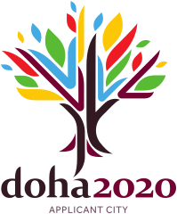 Logo de la candidature de Doha.