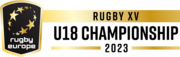 Description de l'image Logo Rugby Europe U18 Championship 2023.png.