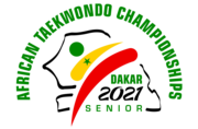 Descripción de la imagen del logotipo del Campeonato Africano de Taekwondo 2021.PNG.