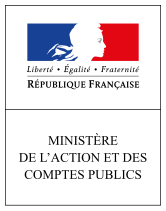 Fichier:Ministère de l'Action et des Comptes Publics (logo, 2017).svg