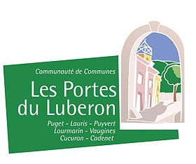 A Portes du Luberon települések közösségének címere