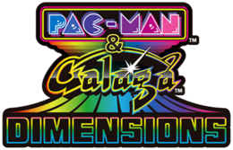 Pac-Man și Galaga Dimensiuni Logo.png