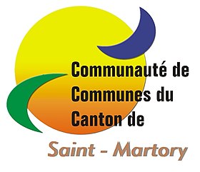 Escudo de la Comunidad de Comunas del Cantón de Saint-Martory