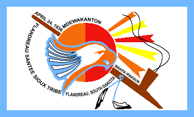 Ofbyld:Flagge fan de Flandreau Santy Sû Stamme fan Súd-Dakota.PNG