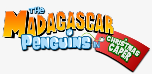 Ofbyld:The Madagascar Penguins in a Christmas Caper logo.png