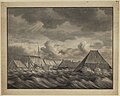 De oerstreaming yn Fjouwerhûs by de wettersneed fan 1825