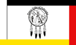 Flagge fan de Ponka Stamme fan Nebraska.PNG