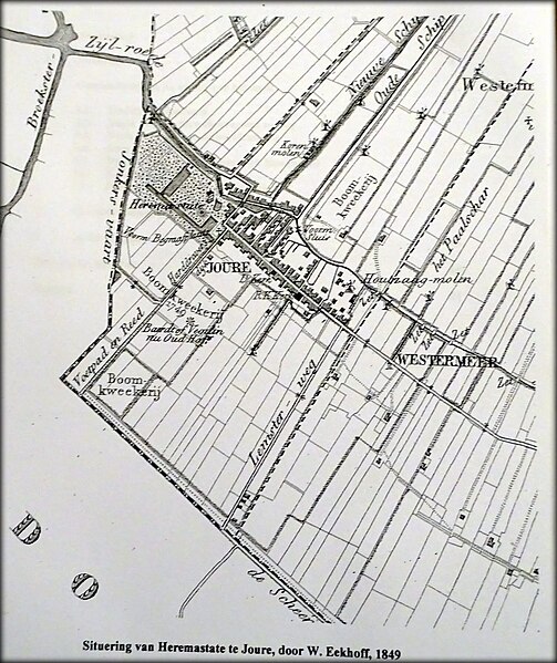 Ofbyld:De Jouwer lizzing Heremastate kaart Eekhoff 1849.jpg