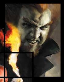 הינשוף (קלוז אפ), כפי שהופיע על עטיפת החוברת Daredevil Vol.2 #78 מדצמבר 2005. אמנות מאת אלכס מאליב