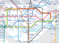 מפת הרכבת התחתית של לונדון