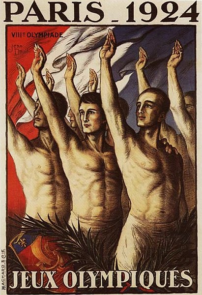 קובץ:Original poster VIII Olympic games Paris 1924.jpg