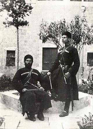 לוחמים צ'רקסים - צפון ארץ-ישראל, 1900