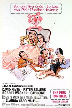 כרזת הסרט הפנתר הוורוד, 1963