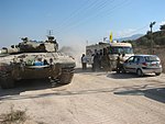 הטנק בפעילות עם חיילי צה"ל על גבול הלבנון, מלחמת לבנון השנייה