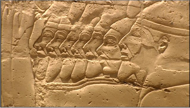קובץ:Israelites & Judeans captives Shoshenq 1st campaign to Canaan (926-5 BCE).png