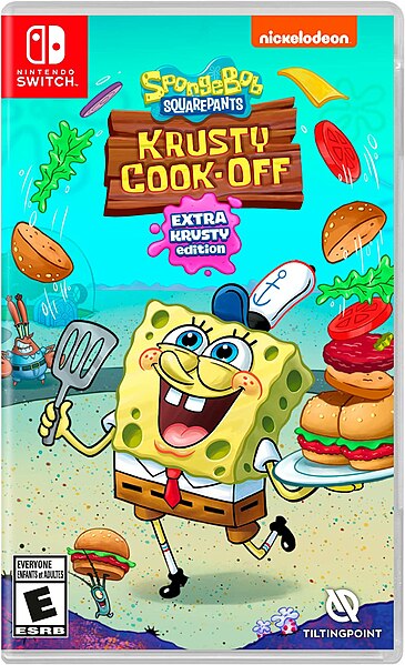 קובץ:SpongeBob Krusty Cook-Off - Extra Krusty Edition Nintendo Switch cover.jpg