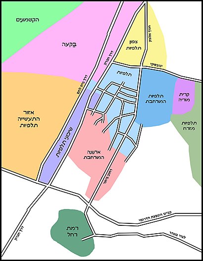 How to get to תלפיות with public transit - About the place