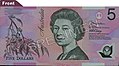שטר 5 $ אוסטרלי - צדו הקדמי